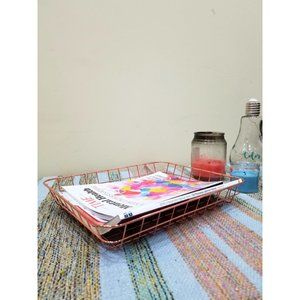 Free | Rose Gold Tray | Office, Kitchen, Beauty